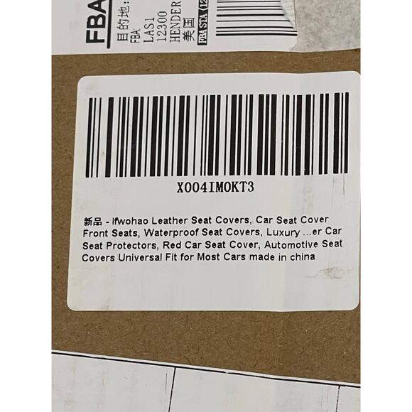 New Front Seat Covers for Cars Burgundy - Picture 5 of 11